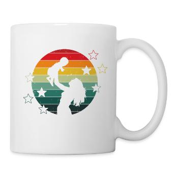 Mama mit Kind - Tasse - Weiß - Rechts