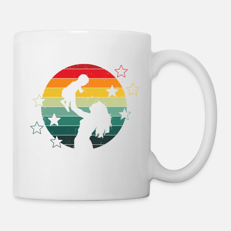 Mama mit Kind - Tasse - Weiß