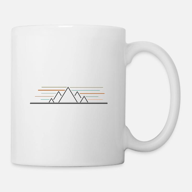 Berge - Tasse - Weiß