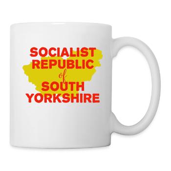 Socialist Republic of South Yorkshire Sheffield le - Mug - white - Right