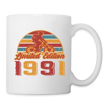 Fahrräder Radfahrer Fahrrad Geburtstag Bike 1991 - Tasse - Weiß - Rechts