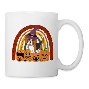 Cute Beagle Halloween Costume Dog - Mug - white - Right