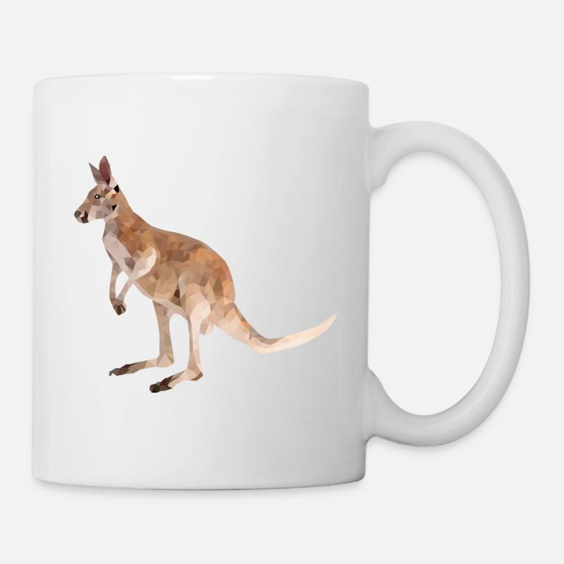 Känguru - Tasse - Weiß