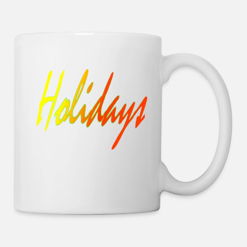 holidays - Mug blanc - blanc