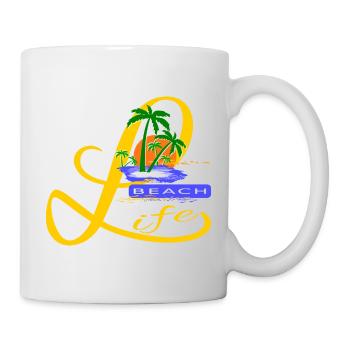 Beach Life - Mug blanc - blanc - Droite