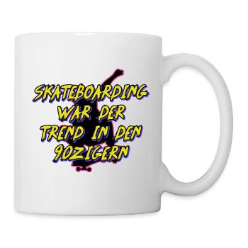 Skateboarding - Tasse - Weiß - Rechts