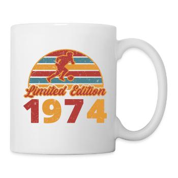 Football Football Player Sports Birthday 1974 - Mug - white - Right