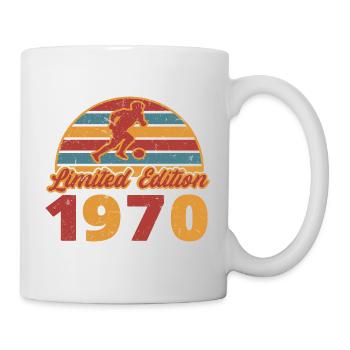 Football player football birthday built in 1970 - Mug - white - Right