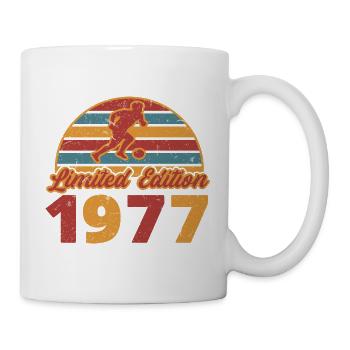 Football Footballer Sports Birthday Year of construction 1977 - Mug - white - Right