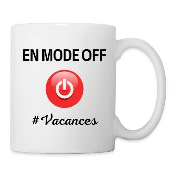 Tee shirt vacances - Mug blanc - blanc - Droite