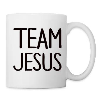 Équipe Jésus - Mug blanc - blanc - Droite