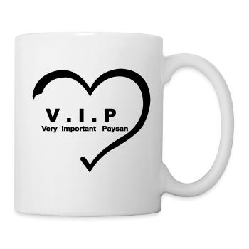 Very Important Peasant VIP heart 01 - Mug - white - Right