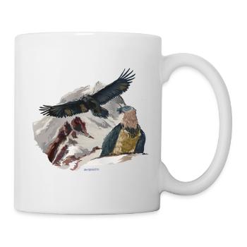 Bartgeier Dagmar Recka Bavaria Wally - Tasse - Weiß - Rechts