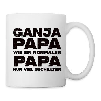 Ganja Papa - Tasse - Weiß - Rechts