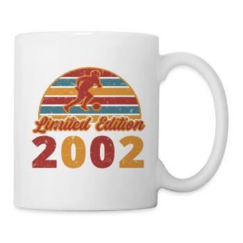 Fußballer Fußball Fußballerin Geburtstag 2002 - Tasse - Weiß - Rechts