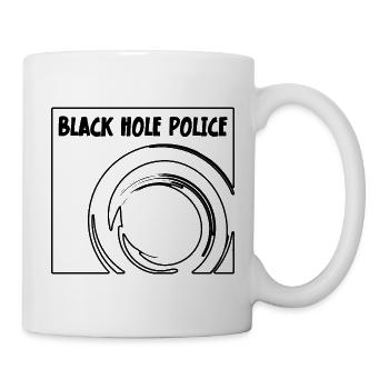 James Webb Space Telescope Black Hole Police - Tasse - Weiß - Rechts