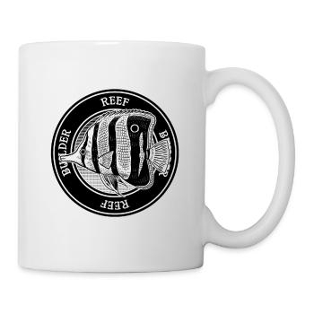 Butterfly Fish Reef Builder Marine Aquarium Fish - Mug - white - Right