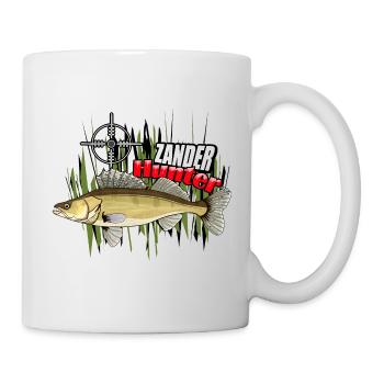 Chasseur de doré jaune - Mug blanc - blanc - Droite