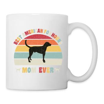 Best American Foxhound mom ever dog lovers vintage - Tasse - Weiß - Rechts