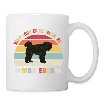 Meilleure maman Bouvier des Flandres jamais amoureux des chiens - Mug blanc - blanc - Droite