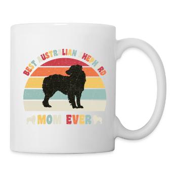 Meilleure maman berger australien jamais amateurs de chiens rétro - Mug blanc - blanc - Droite