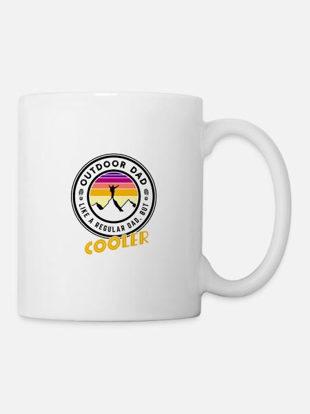 Outdoor Dad - Tasse - Weiß