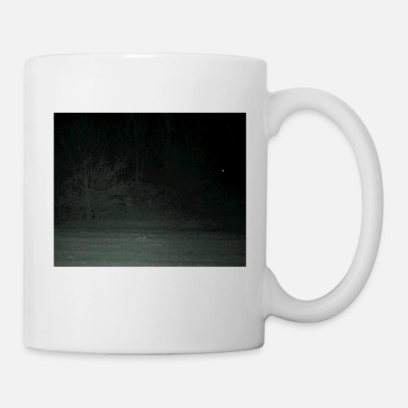 Creepy creature in the forest - Mug - white