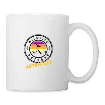 Wildlife outdoor adventure - Mug - white - Right