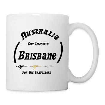 Brisbane - Kangaroo - Mug - white - Right