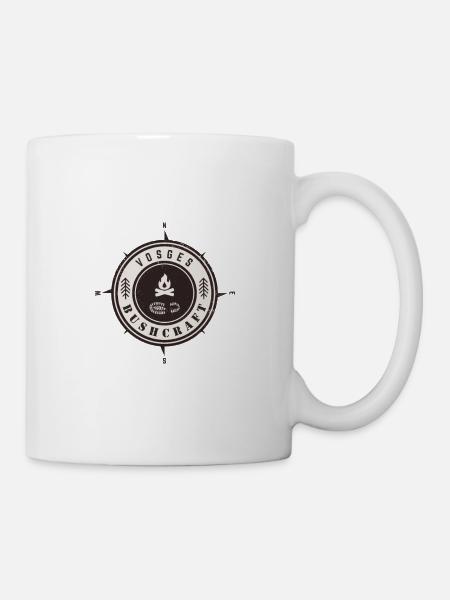 Bushcraft Vosges - Mug blanc - blanc