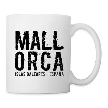 Mallorca, Malle, Balearen, Spanien, Mittelmeer - Tasse - Weiß - Rechts
