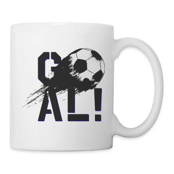 Goal Fußball - Tasse - Weiß - Rechts