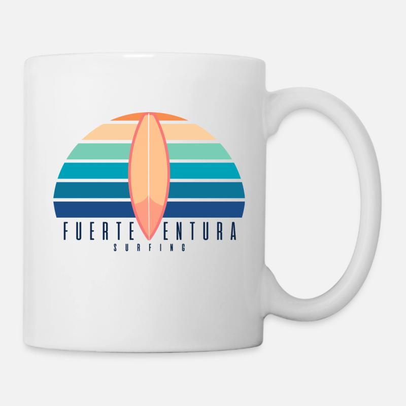 Fuerteventura Surf - Mug blanc - blanc