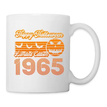 Halloween Birthday Pumpkin Year of Construction 1965 Vintage - Mug - white - Right
