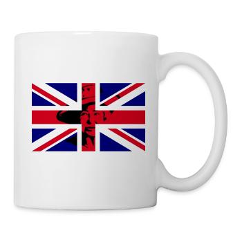 Queen Britain Flag - Tasse - Weiß - Rechts