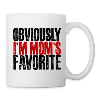 Obviously I'm Mom's Favorite 11 - Tasse - Weiß - Rechts