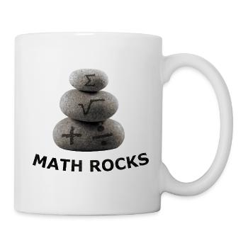 Math rocks - Mug - white - Right
