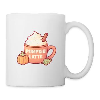 Pumpkin Spice Latte Autumn Drink - Mug - white - Right