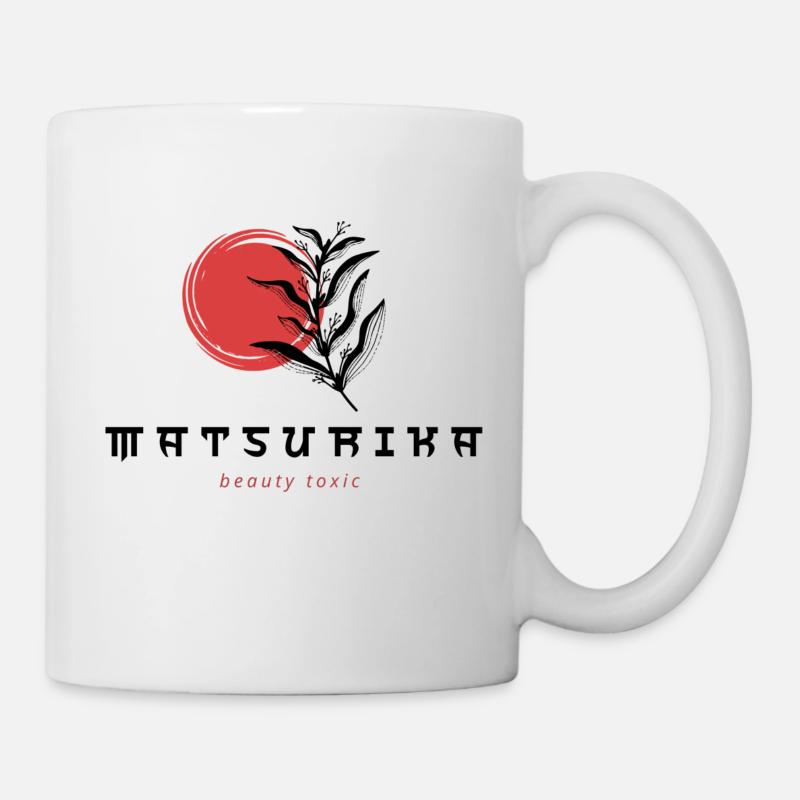Style japonais moderne - Mug blanc - blanc