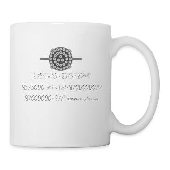 Star ship raptor - Mug blanc - blanc - Droite