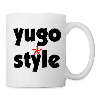 yugo style - united style of Balkan - Mug - white - Right