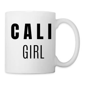 CALI, KALIFORNIEN MÄDCHEN, OSTKÜSTE LIEBHABER - Tasse - Weiß - Rechts