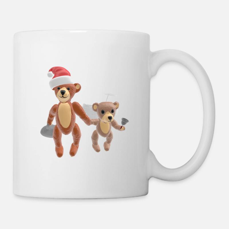 Ours de Noël 3D - Mug blanc - blanc