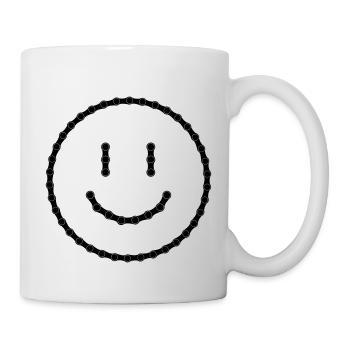 Aurait eu une chaîne de vélo 17 - Mug blanc - blanc - Droite