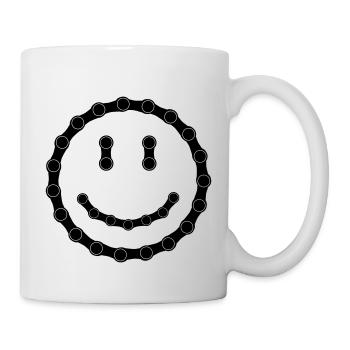 Aurait eu une chaîne de vélo 15 - Mug blanc - blanc - Droite