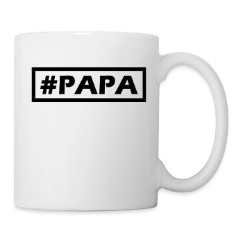 #PAPA simple modern design - Mug - white - Right