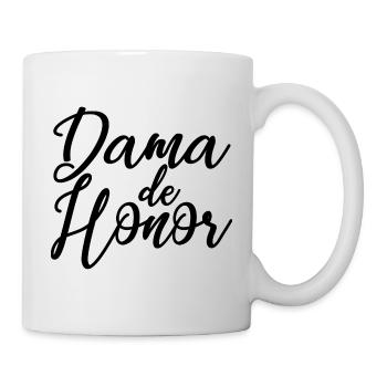 Dama de Honor Bridesmaid Team Bride Wedding Gift - Mug - white - Right