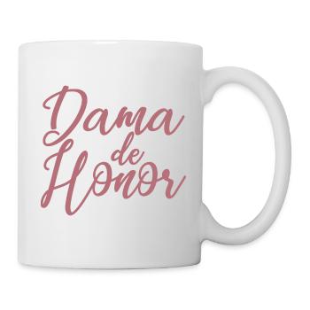 Dama de Honor Bridesmaid Team Bride Wedding Gift - Mug - white - Right