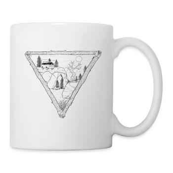 Skeleton Bus - Mug blanc - blanc - Droite