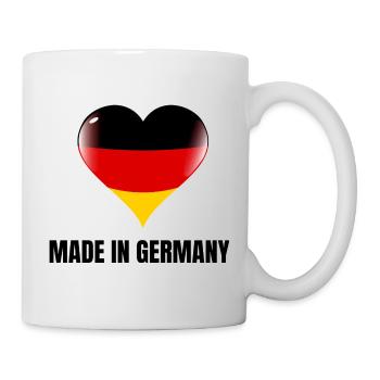 "Made in Germany" - Tasse - Weiß - Rechts